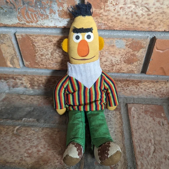 Sesame Street Knickerbocker - 1970's - Bert and Ernie - Vintage - Toys - Used - Picture 7 of 9